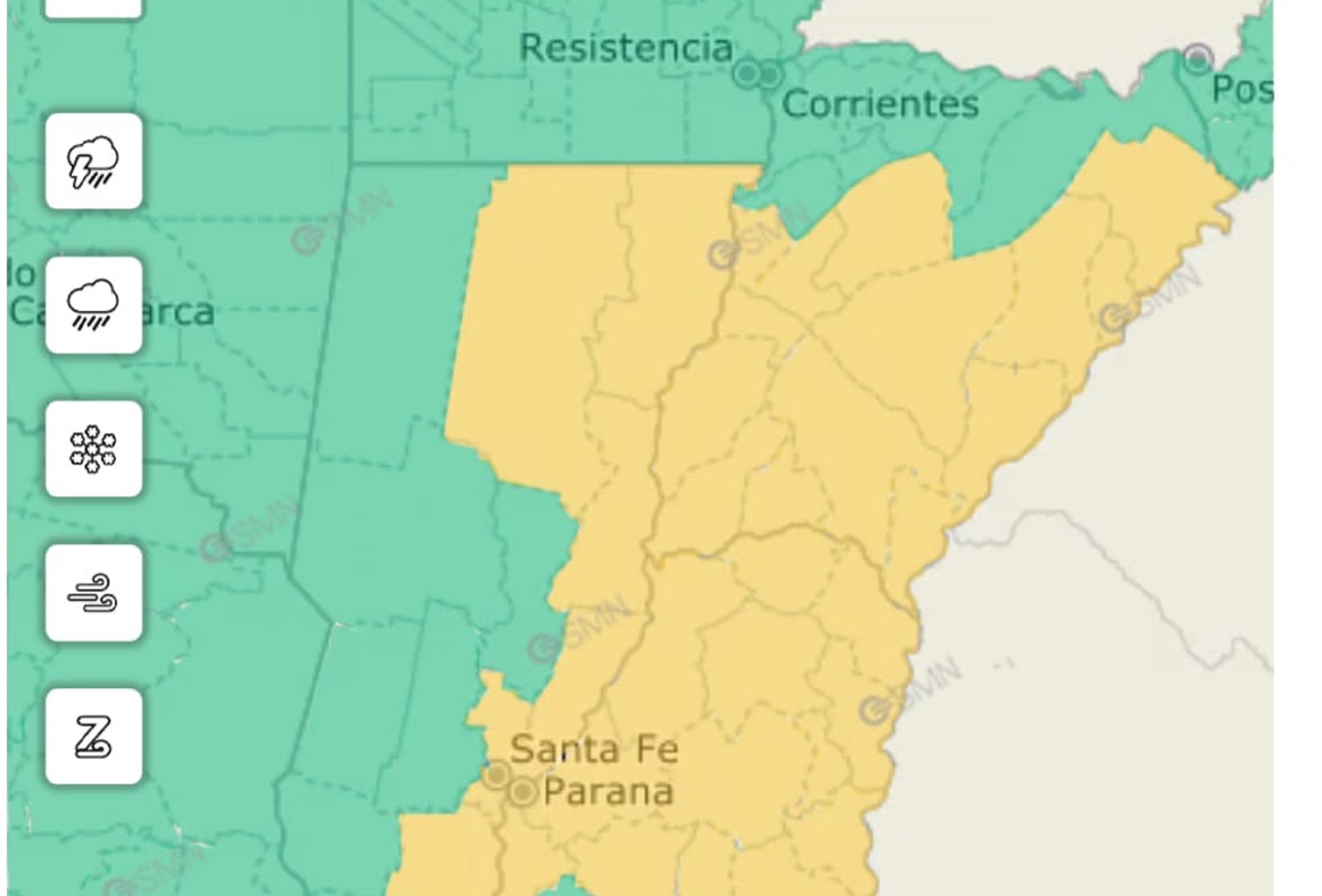Anuncian tormentas para La Paz: podrían registrarse lluvias intensas, ráfagas y ocasional caída de granizo